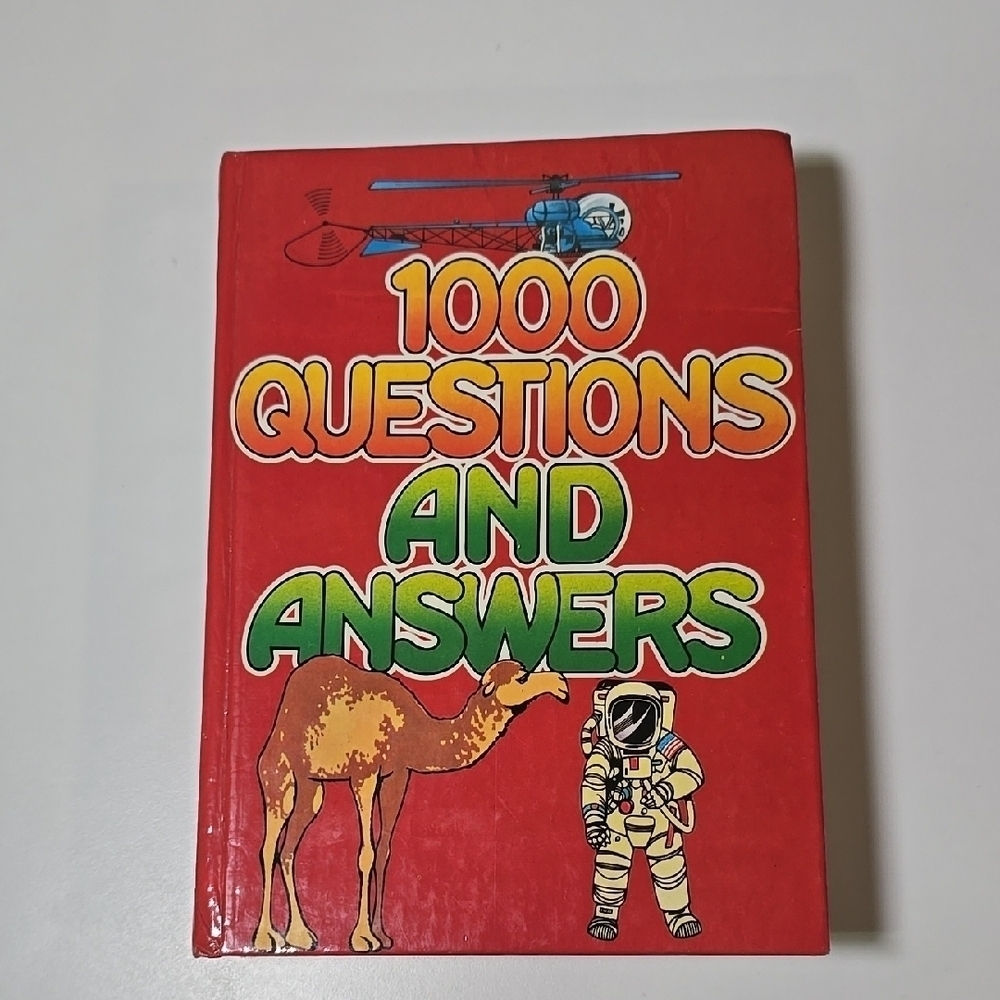 Vintage '1000 Questions and Answers' Book